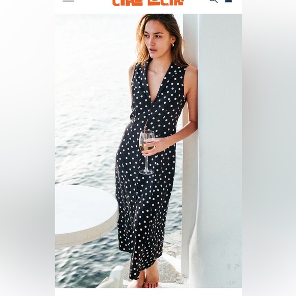 Ciao Lucia Black and White Polka Dot Dress - Picture 1 of 5